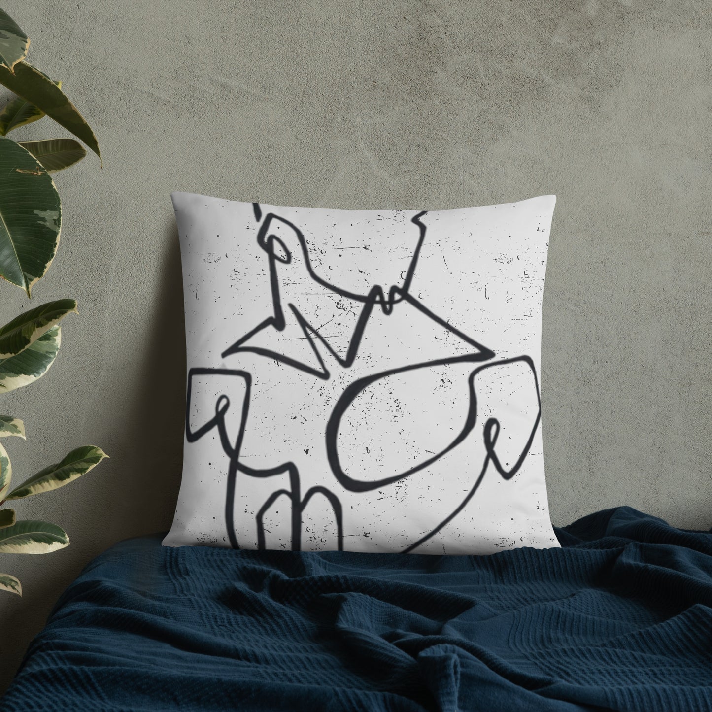 Basic Pillow - line drawing