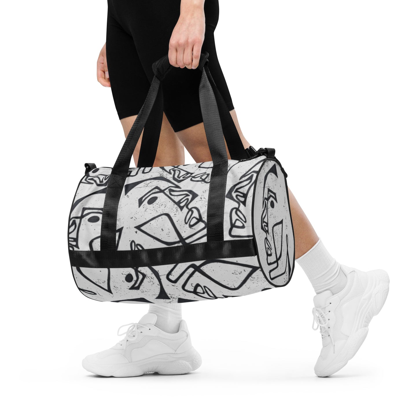 All-over print gym bag - Face