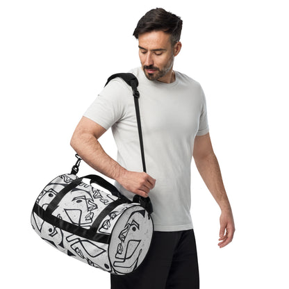 (Quality)All-over print gym bag with John 3:16