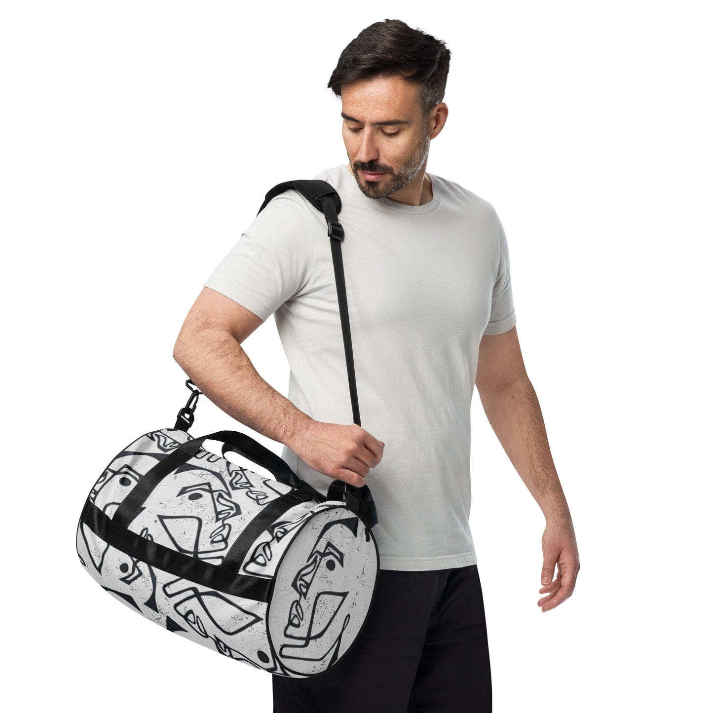 All-over print gym bag - Face