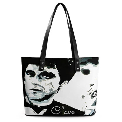 C3 Cave Women's Al Pacino Leather  Tote Bag