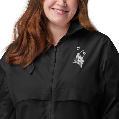 Unisex windbreaker (C³ and wolf embroidery)