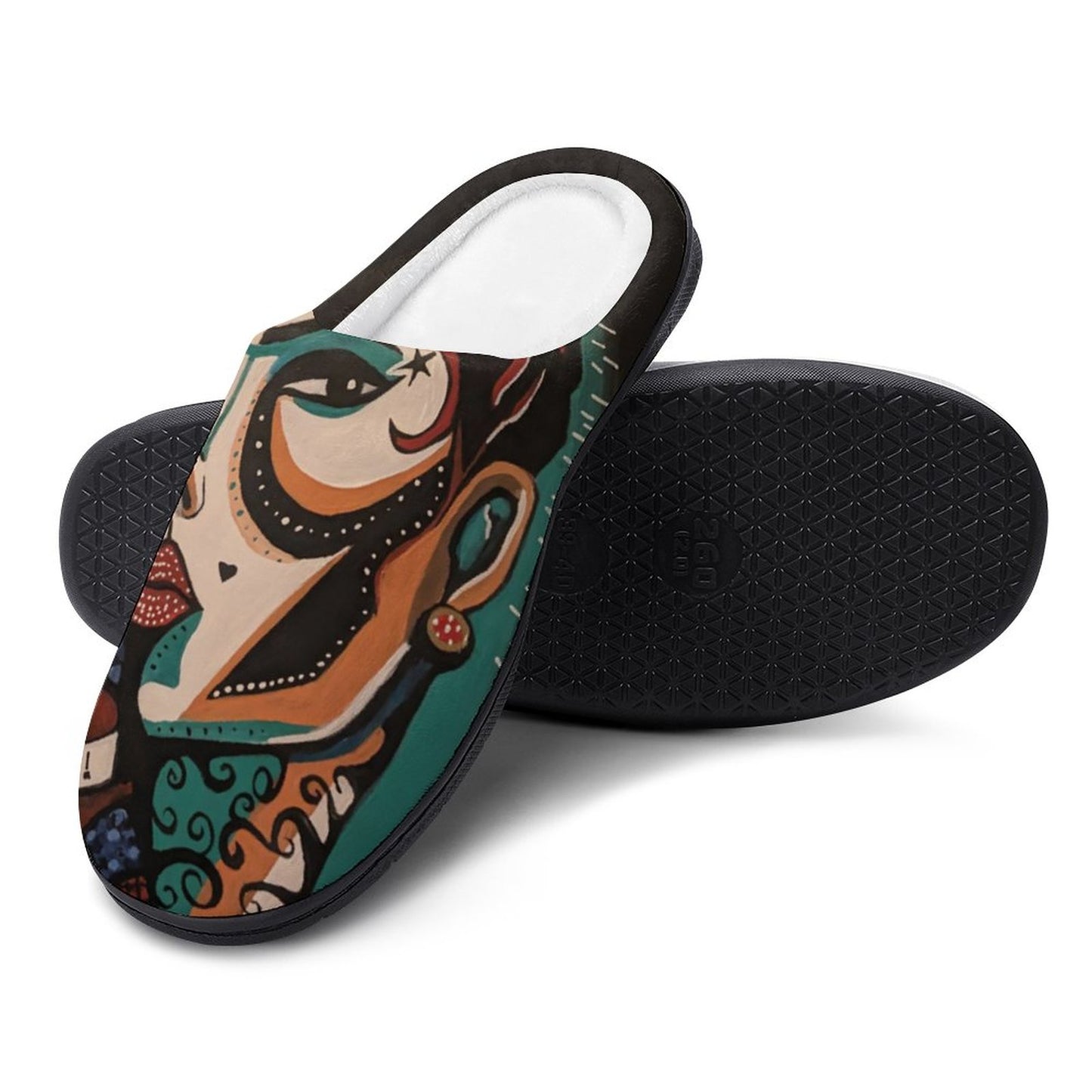 Women's Cotton Slippers - Peace in NI