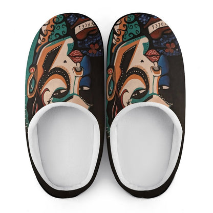 Women's Cotton Slippers - Peace in NI