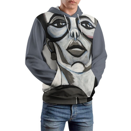 C3 Cave Greys Print Hoodie for Men