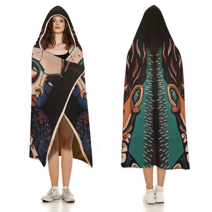 C3 Cave Wrap Hooded Blanket Peace in NI Print