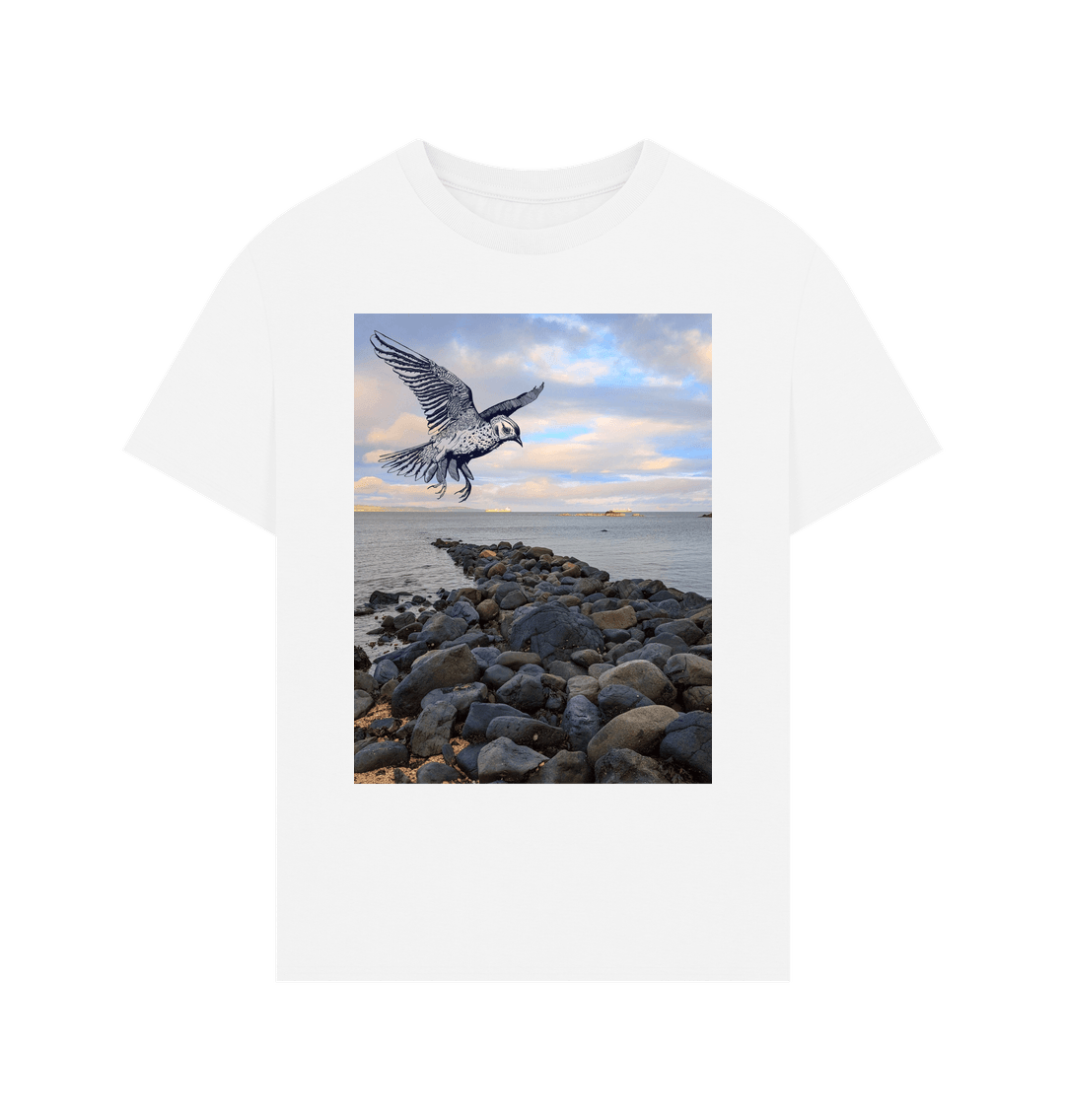 White Men's oversized tee Organic cotton