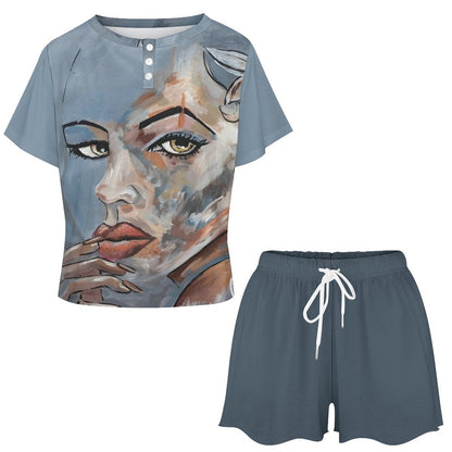 C3 Cave Poser print Set Loungewear