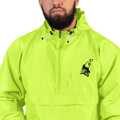 Unisex Embroidered (C³ and wolf) Champion Packable Jacket windbreaker