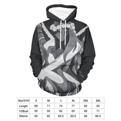 C3 Cave Hoodie for Men concrete angel print