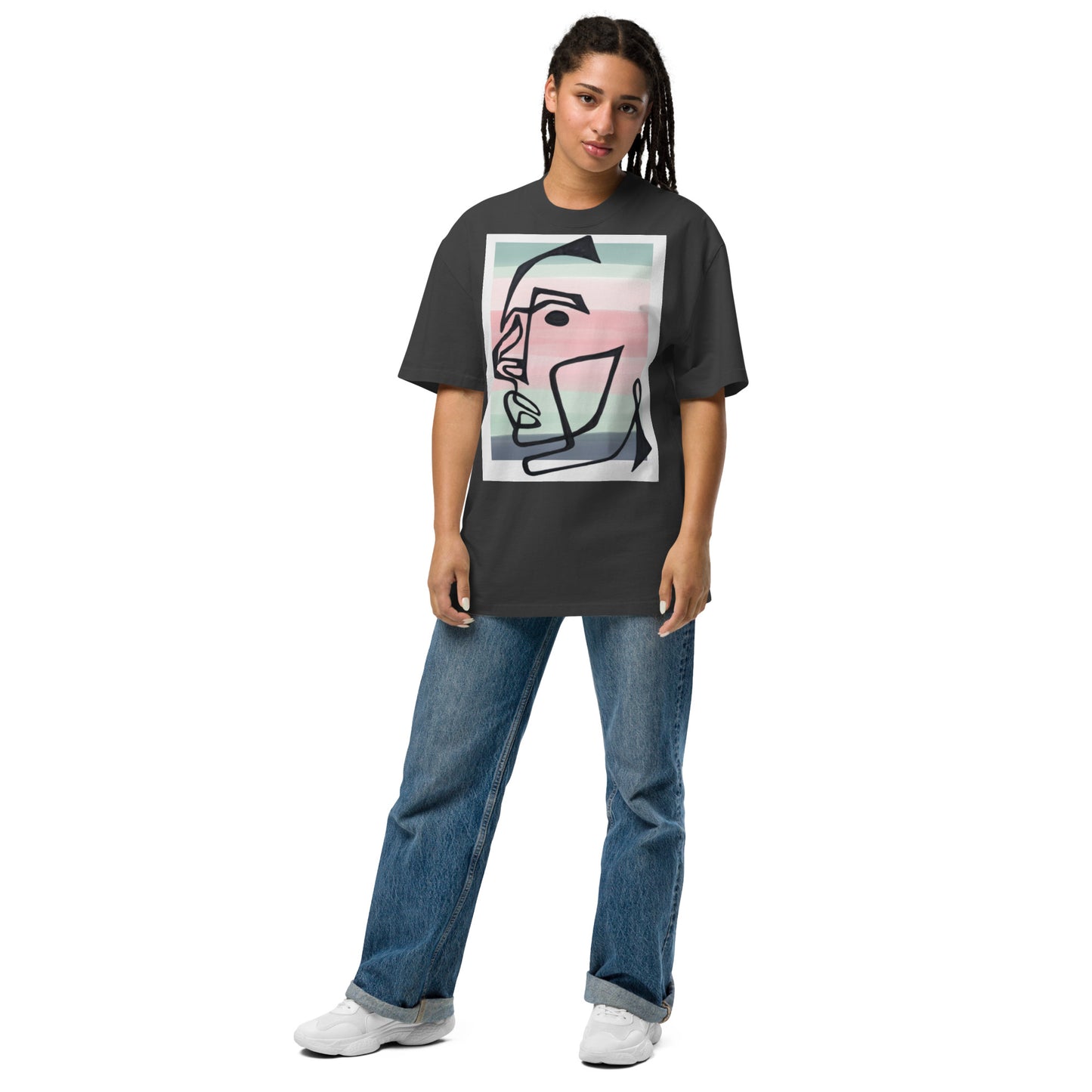 Unisex Oversized faded t-shirt - 100%Cotton