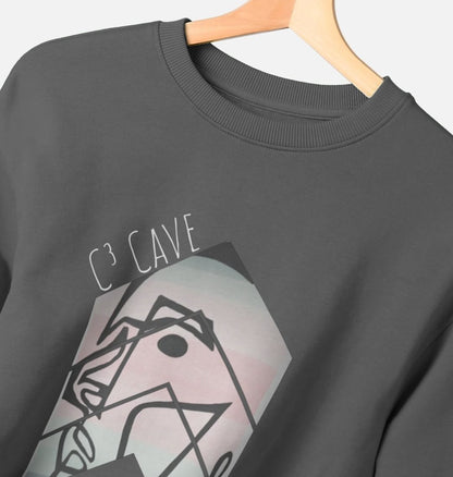 C³ Cave basic Lined man Pastel Cotton oversized Sweater women