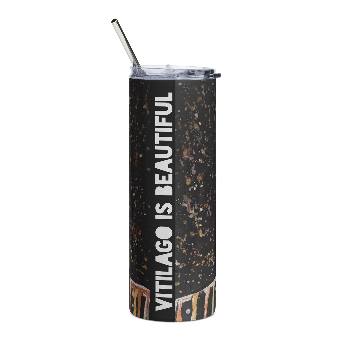 Stainless steel tumbler - Vitiligo