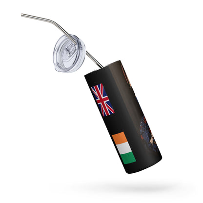 Stainless steel tumbler - Peace in NI