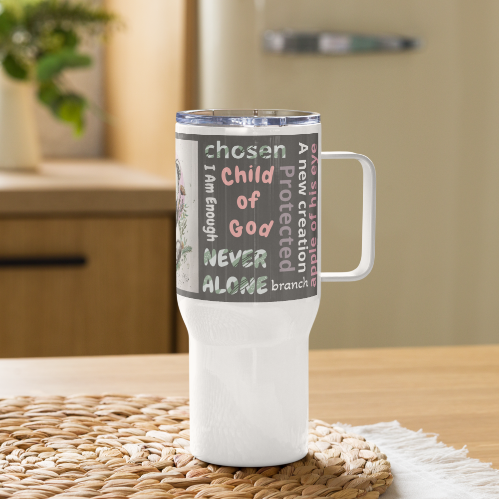 Affirmations Travel Mug- Panda